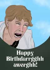 Funny Birthday Card - Celia Imrie - The Traitors created by The Queer Store