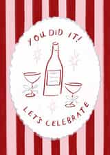 Classic Congratulations Card - You Did It - Champagne created by Holly Walsh