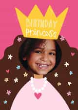 Personalised Birthday Photo Card created by Becky Down - Pretty Birthday Card - Princess