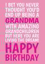 Funny Birthday Card - For Grandma - Amazing Grandchildren created by @Cupsie's Creations
