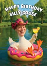 Funny Birthday Card - Silly Goose created by Picardso