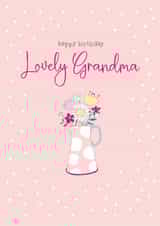 Traditional Birthday Card - For Grandma - Flowers created by Molly Mae