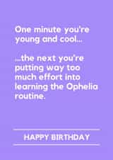 Funny Birthday Card - Taylor Swift - Ophelia Dance Routine created by Making Lemonade
