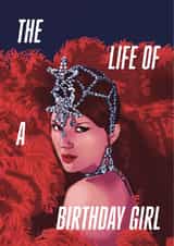 The Life Of A Birthday Girl Showgirl Era Taylor Swift Card created by Kate Styling