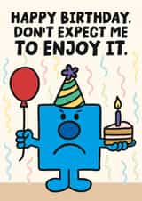 Cheeky Birthday Card - Grumpy - Mr. Men created by Mr. Men