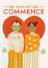 Funny Engagement/Wedding Card - Married Life created by AbiGoLucky