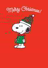 Cute Christmas Card - Snoopy - Elf Costume created by Hype Associates