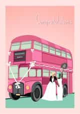 Fun Wedding Card - LGBTQ+ - Brides created by Suzanne Taktak