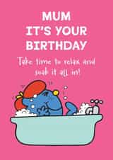 Cute Birthday Card - Little Miss Giggles - For Mum created by Mr. Men