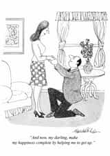 Funny Anniversary Card - Help Me Get Up created by Punch Limited