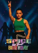 Fun Birthday Card - Spice Girls - Sporty Spice created by ShortRound888