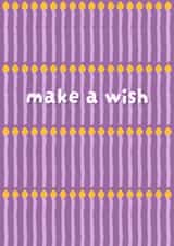 Make A Wish Birthday Card | Classic & Modern created by JH Designs