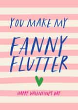 Cheeky Valentine's Day Card - You Make my Fanny Flutter created by Atwood & Atwood