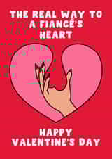 Rude Valentine's Day Card - Balls - Hand created by Pink Peach Cards