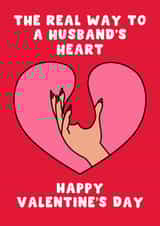 Rude Valentine's Day Card - Hand - Balls created by Pink Peach Cards
