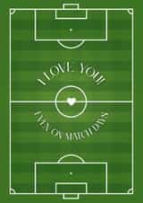 Funny Football Valentine’s Card For Husband or Boyfriend created by Blush Boulevard