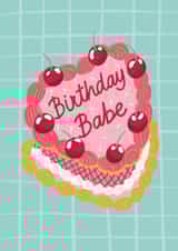 Classic Birthday Card - For Her - Birthday Babe created by Jessie Maeve Studio
