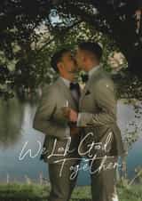 Personalised Valentines Day Photo Card created by Sunpatch Society - We Look Good Together - Elegant photo card - Valentine's Day, Anniversary