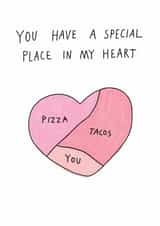 Funny Valentine's Day Card - Special Place in My Heart created by Sunpatch Society