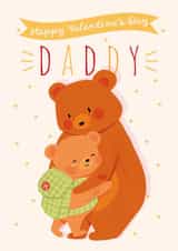 Cute Valentine's Day Card - For Dad  - From the Kids created by Kitty Strand