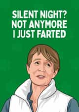 Funny Christmas Card - Celia Imrie - Silent Night created by Sundiva Designs