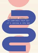 Funny Birthday Card – Kombucha created by Lola Design