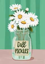Pretty Birthday Card - Daisies - Pickle Jar created by Jane Beljo