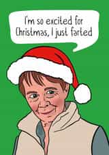 Funny Christmas Card - Celia Imrie - Celebrity Traitors created by Woody's Design