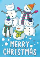 Merry Christmas Snowmen created by Doodlecats