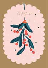 Tis the Season Christmas card created by two two one design