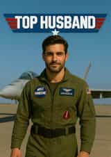 Funny Valentine's Day Card - Top Husband - Top Gun created by AbiGoLucky