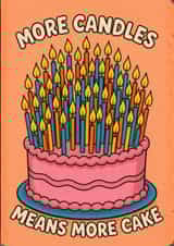 Fun Birthday Card Funny For Her Cartoon created by Astrid Cooper