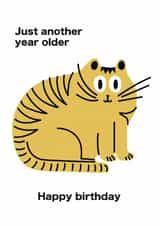 Cute Birthday Card - Just Another Year Older created by Liina Lember