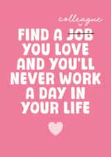 Funny Valentine's Day Card - Work Friend - Galentine's Day created by Stuck Shop Gifts