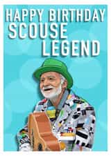 Happy Birthday Scouse Legend - Novelty Scouse Birthday Card created by YesNow