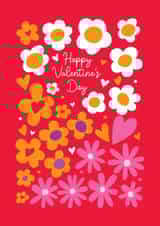 Pretty Valentine's Day Card - Flowers created by Happy Street
