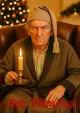 Bah Humbug Scrooge Facswap Card | Funny Christmas created by AbiGoLucky