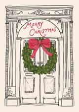 Classic Christmas Card - Festive Door created by Mallory McAfee