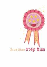 Classic Birthday Card - Mothers Day - Step Mum created by Dandelion Stationery