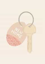 Cute Keyring New Home Card created by Larn Sofia