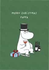 Cute Christmas Card - For Papa - Moomin created by Moomin Characters