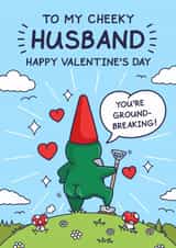 Funny Valentine’s Day Card - For Husband - Sexy Bum created by Cheeky Legends