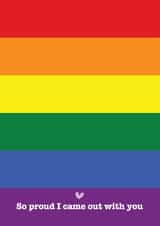 Proud - LGBTQ+ Card to Celebrate the perfect Valentine's Day created by Hello Sausage