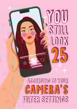 Cheeky Birthday Card - Camera Filter Settings created by Atwood & Atwood