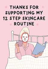 Funny Valentine's Card - For Husband - Skincare Routine created by Stuck Shop Gifts
