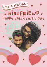 Personalised Valentines Day Photo Card created by Stuck Shop Gifts - Valentine's Card For Girlfriend - Cute Valentine's Photo Card