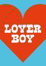 Arty Valentine's Day Card - Lover Boy created by Holly Hall