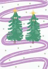 Cute Christmas tree card created by Auntie Roo’s