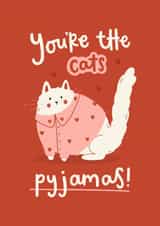 Cute Valentine's Day Card - The Cats Pyjamas created by Abbie Imagine