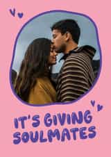 Personalised Valentines Day Photo Card created by Bonne Nouvelle - Fun Valentine's Day Card - It’s Giving Soulmates